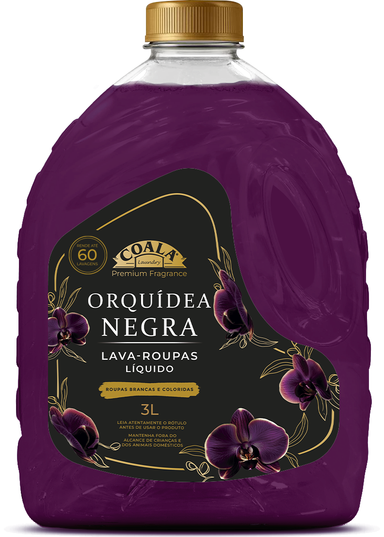 Lava Roupas Liquido Orquídea Negra Coala Laundry 3L
